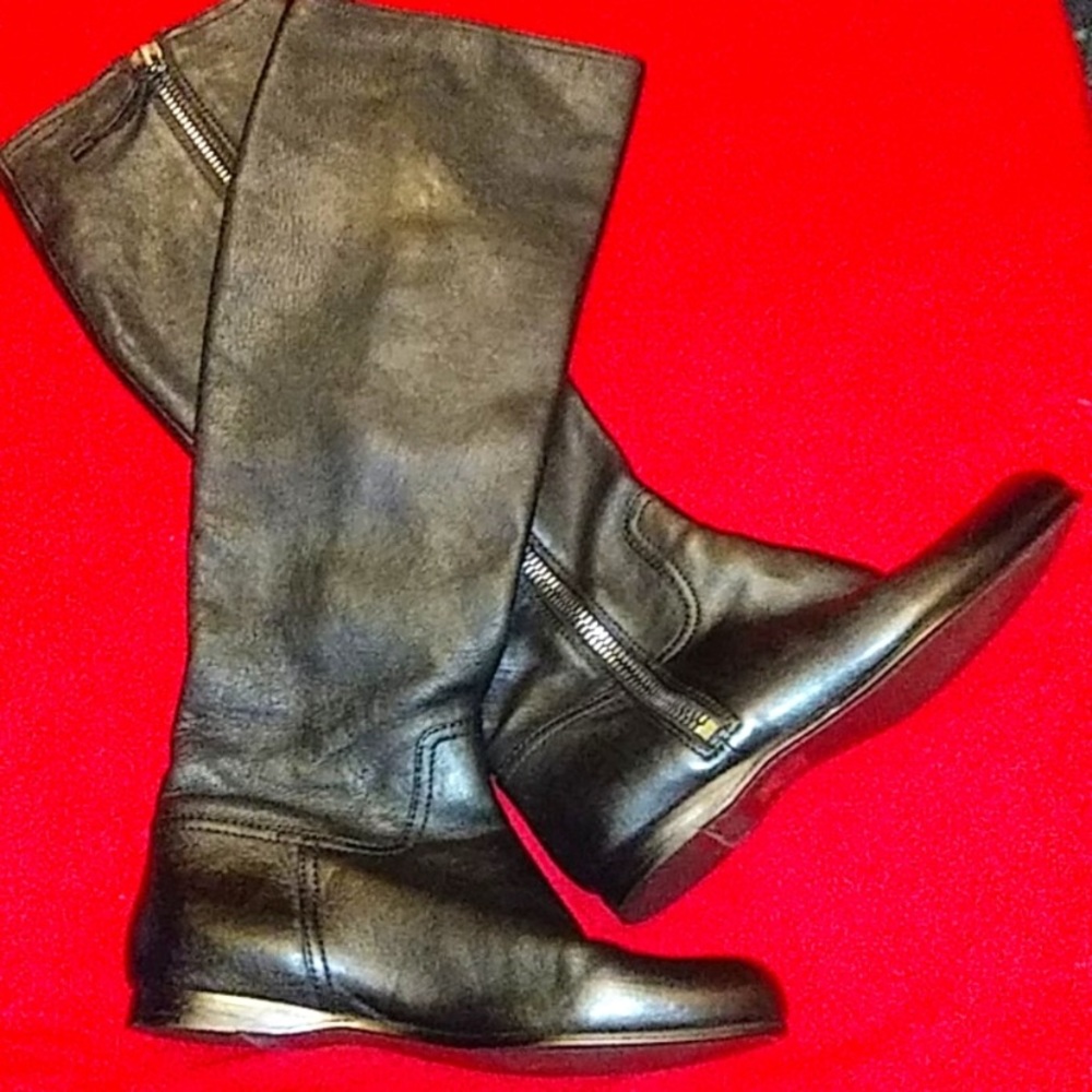 Miu Miu Tall Leather Boots